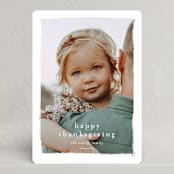 "Soft Edge" - Thanksgiving Cards in Sugar by Jessica Williams - Front