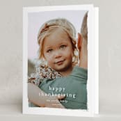 "Soft Edge" - Thanksgiving Cards in Sugar by Jessica Williams - Folded Card
