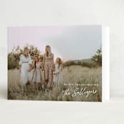 "Firma" - Thanksgiving Cards in Snow by Tamara Hilje - Folded Card
