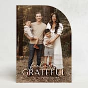 "feeling grateful" - Thanksgiving Cards in Cotton by Sara Hicks Malone - Front