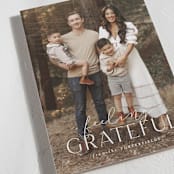 "feeling grateful" - Thanksgiving Cards in Cotton by Sara Hicks Malone - Detail
