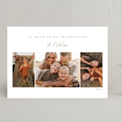 "Minimale" - Thanksgiving Cards in Honey by Jessica Williams - Front