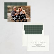 "Grateful and blessed" - Thanksgiving Cards in Cotton by Lea Delaveris - Assembled
