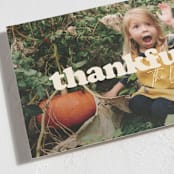 "Big Thanks" - Thanksgiving Cards in Whipped Cream by Inkblot Design - Detail