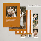 "Gibson" - Thanksgiving Cards in Caramel by Pati Cascino - Back of Card Options