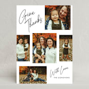 "Simply Scripted" - Thanksgiving Cards in Coal by Stacey Meacham - Front