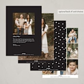 "Simply Scripted" - Thanksgiving Cards in Coal by Stacey Meacham - Back of Card Options