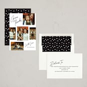 "Simply Scripted" - Thanksgiving Cards in Coal by Stacey Meacham - Assembled