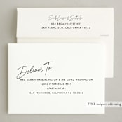 "Simply Scripted" - Thanksgiving Cards in Coal by Stacey Meacham - FREE Recipient Addressing