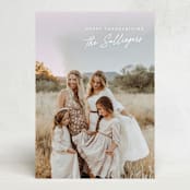 "Firma" - Thanksgiving Cards in Snow by Tamara Hilje - Front