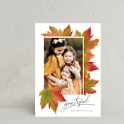 "Maple Lovers" - Thanksgiving Cards in Autumn by Grae - Front