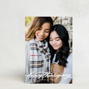 "Thanksgiving Flourish" - Thanksgiving Cards in Whipped cream by Wildfield Paper Co - Front