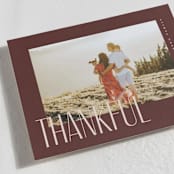 "depth" - Thanksgiving Cards in Pecan by Pixel and Hank - Detail