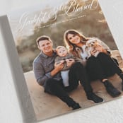 "Grateful and blessed" - Thanksgiving Cards in Cotton by Lea Delaveris - Detail