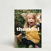 "Big Thanks" - Thanksgiving Cards in Whipped Cream by Inkblot Design - Front