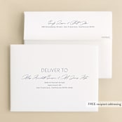 "Alchemy" - Wedding Thank You Cards in Deep Sea by Olivia Raufman - FREE Recipient Addressing
