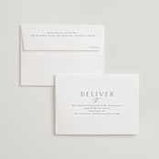 "Ashbury" - Wedding Thank You Cards in Ink by Kristie Kern - FREE Recipient Addressing