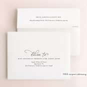 "Kindly Join Us" - Wedding Thank You Cards in Pearl by Laura Hamm - FREE Recipient Addressing
