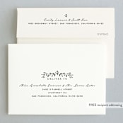 "Charleston" - Wedding Thank You Cards in Tuxedo by Susan Brown - FREE Recipient Addressing