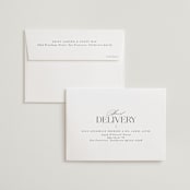 "Modern Type" - Wedding Thank You Cards in Moon by Heather Cairl - FREE Recipient Addressing