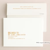 "Ombre" - Wedding Thank You Cards in Mandarin by Dean Street - FREE Recipient Addressing