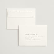 "Align" - Wedding Thank You Cards in Linen by JoAnn Jinks - FREE Recipient Addressing