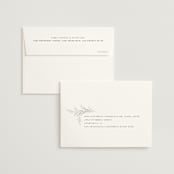 "Etched Frame" - Wedding Thank You Cards in Eggshell by Robert and Stella - FREE Recipient Addressing