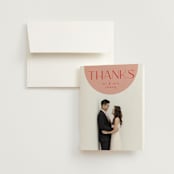 "Unity" - Wedding Thank You Cards in Blossom by Hudson meet Rose - Front