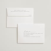 "Falling Foliage" - Wedding Thank You Cards in Stone by Robert and Stella - FREE Recipient Addressing