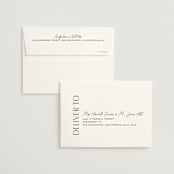 "Ascent" - Wedding Thank You Cards in Ecru by Erica Krystek - FREE Recipient Addressing