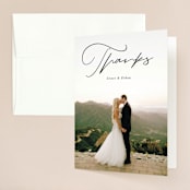 "first dance" - Wedding Thank You Cards in Champagne by Kasia Labocki - Front