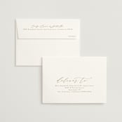 "Napa" - Wedding Thank You Cards in Golden by Kelly Schmidt - FREE Recipient Addressing