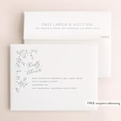 "Love Beyond Measure" - Wedding Thank You Cards in Mineral by Oscar and Emma - Karly Depew - FREE Recipient Addressing