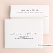 "Painted Trails" - Wedding Thank You Cards in Navy by Alethea and Ruth - FREE Recipient Addressing