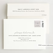 "Styled" - Wedding Thank You Cards in Fog by Pixel and Hank - FREE Recipient Addressing