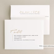 "love love love" - Wedding Thank You Cards in Onyx by Robert and Stella - FREE Recipient Addressing