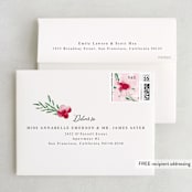 "Garden Party Joy" - Wedding Thank You Cards in Blush by frances mathys - FREE Recipient Addressing