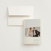 "Juniper" - Wedding Thank You Cards in Capri by Blustery August - Front