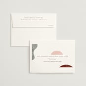 "Deconstruct" - Wedding Thank You Cards in Coastal by Pixel and Hank - FREE Recipient Addressing