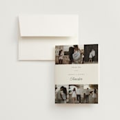 "Beautiful Day" - Wedding Thank You Cards in Graphite by Leah Bisch - Front