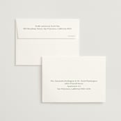 "Perriand" - Wedding Thank You Cards in Moss by Megan Davis - FREE Recipient Addressing