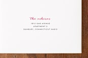 "Jacquard" - Wedding Thank You Cards in Ebony by Laura Hankins - FREE Recipient Addressing