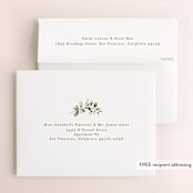"Wedding Fields" - Wedding Thank You Cards in Fern by Chris Griffith - FREE Recipient Addressing
