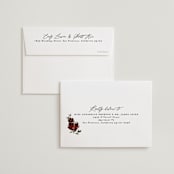"harvest" - Wedding Thank You Cards in Cabernet by Everett Paper Goods - FREE Recipient Addressing