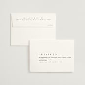 "The Minimalist" - Wedding Thank You Cards in Air by lulu and isabelle - FREE Recipient Addressing