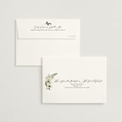 "Lilac Bloom" - Wedding Thank You Cards in Opal by Susan Moyal - FREE Recipient Addressing