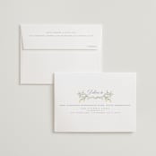 "Monogrammed" - Wedding Thank You Cards in Spring by Petra Kern - FREE Recipient Addressing