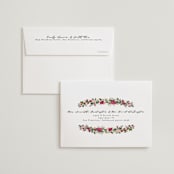 "Meadow Love" - Wedding Thank You Cards in Azalea by Susan Moyal - FREE Recipient Addressing