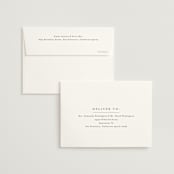 "Cedar creek" - Wedding Thank You Cards in Cotton by Stacey Meacham - FREE Recipient Addressing