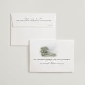 "Hillside" - Wedding Thank You Cards in Moss by Hannah Williams - FREE Recipient Addressing